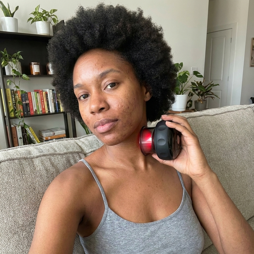 Nia B. using the NEEVO SenseCup
