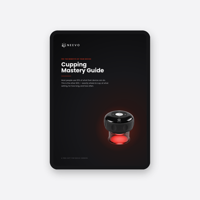 Cupping Mastery Guide shown on a tablet