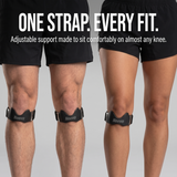 One strap, every fit - adjustable on any knee