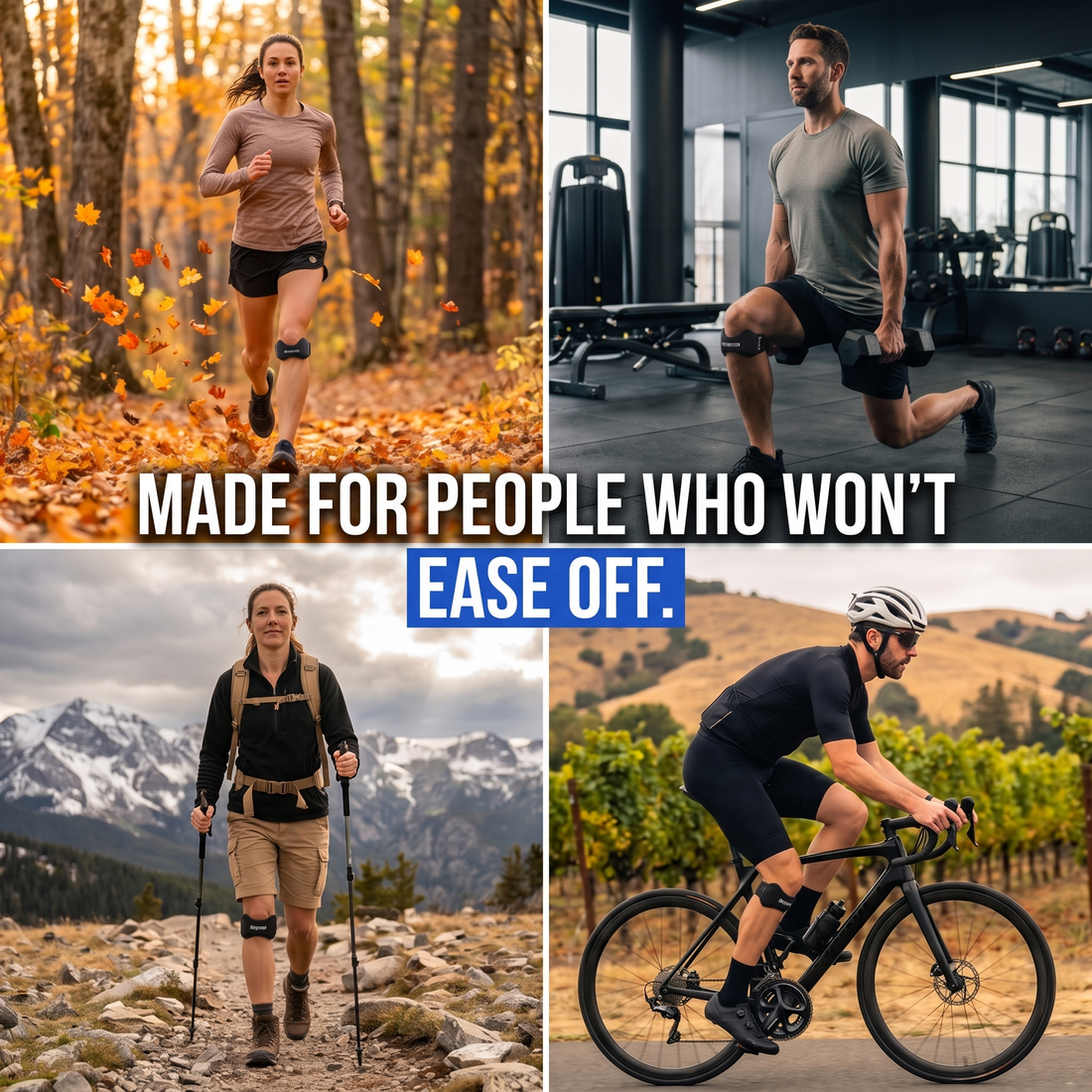 Made for people who won't ease off